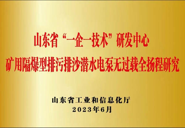 礦用隔爆型排污排沙潛水電泵無(wú)過(guò)載全揚(yáng)程研究